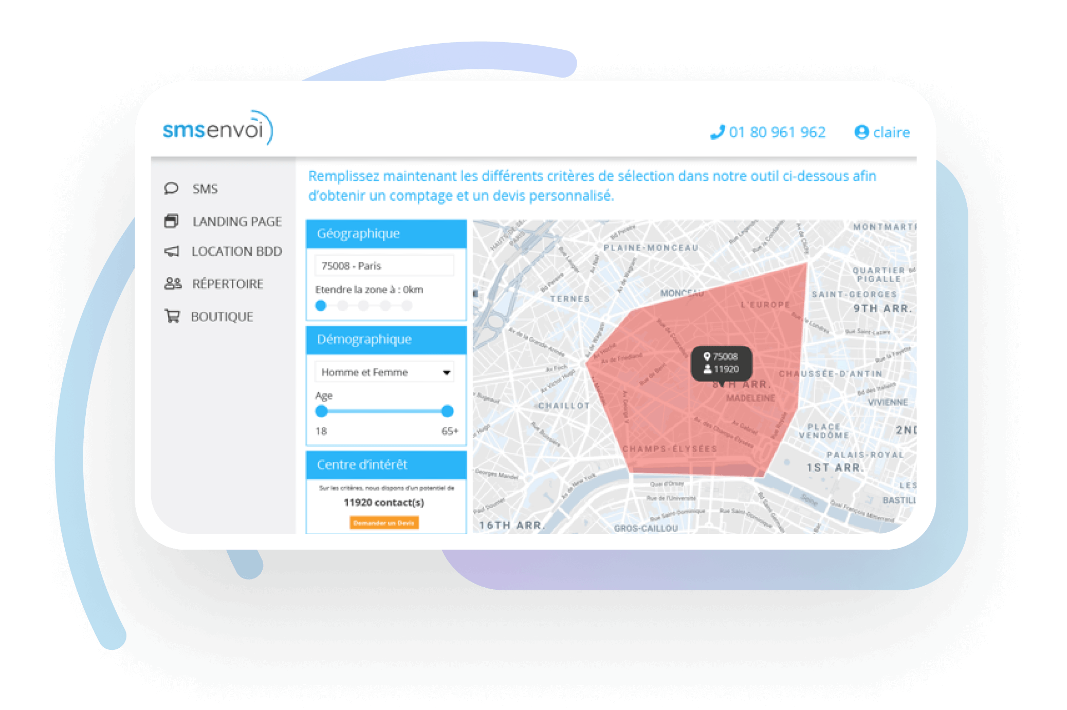 Comment envoyer des sms à partir d