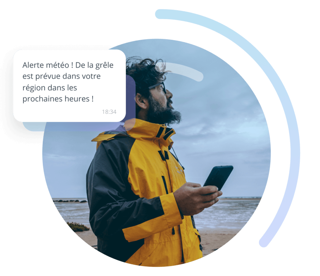 notification par sms