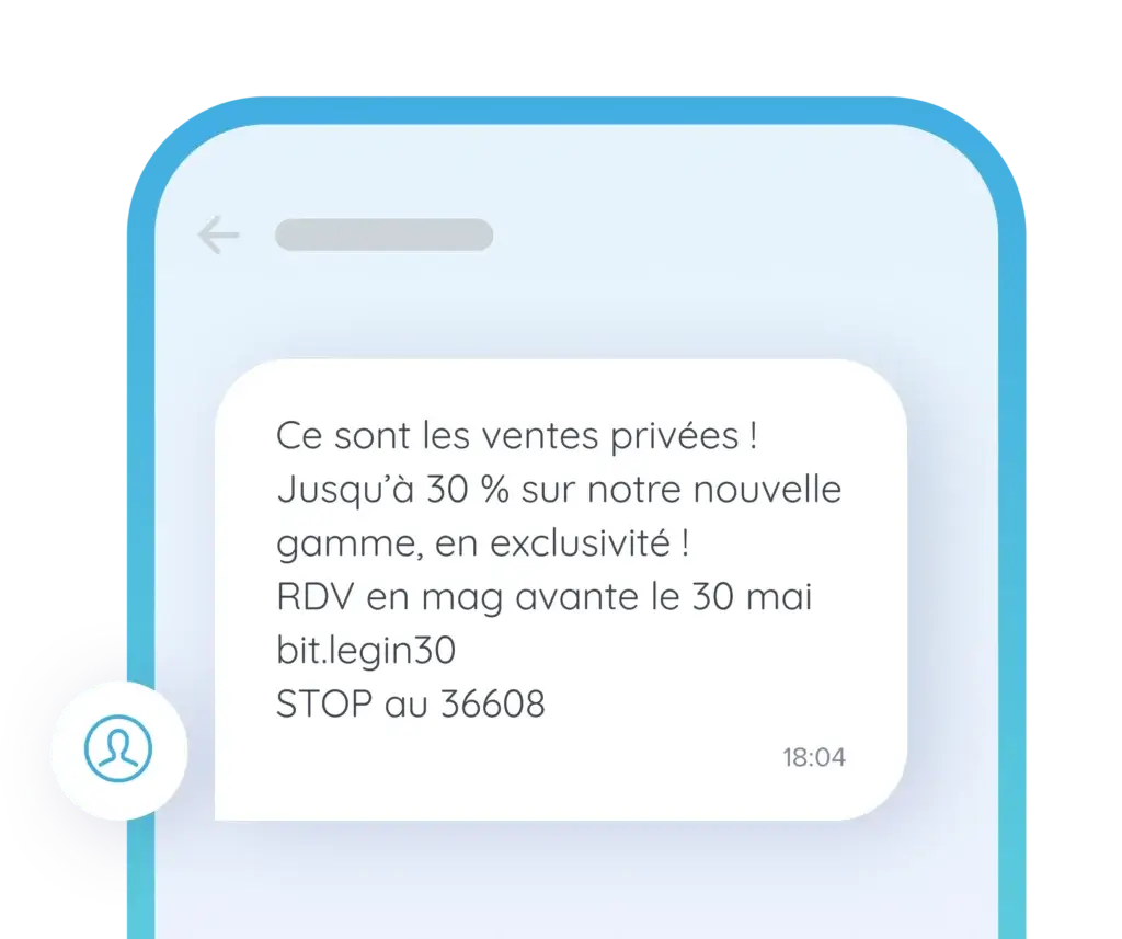 exemple de sms professionnel